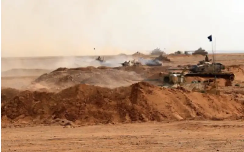 الجيش يجري تمرينا عسكريا لاختبار تطبيق