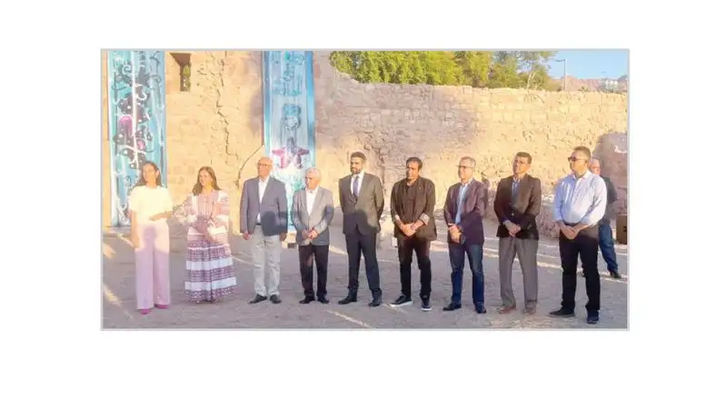 افتتاح معرض أصوات المرجان في قلعة