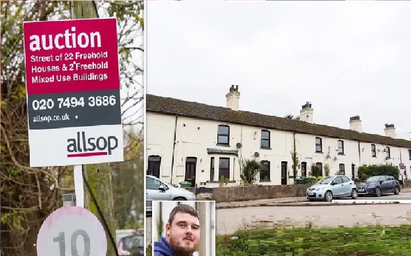 سكان بريطانيون يتفاجأون بعرض شارعهم للبيع