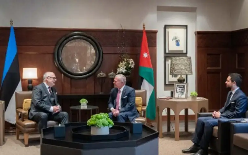 الملك لرئيس أستونيا: على المجتمع الدولي