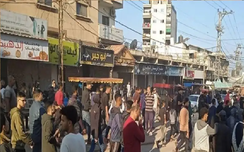 اغلاق الأسواق والبسطات جنوب ووسط القطاع