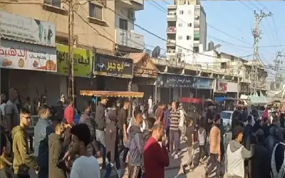 اغلاق الأسواق والبسطات جنوب ووسط القطاع
