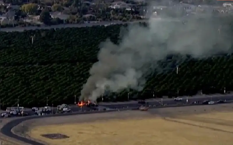 اصطدمت بطائرة رجال أعمال حادث طيران