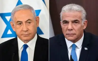 لبيد يهاجم نتنياهو ويقول إنه عين
