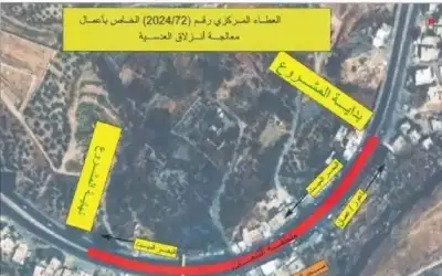 تحويلات مرورية على طريق البحر الميت