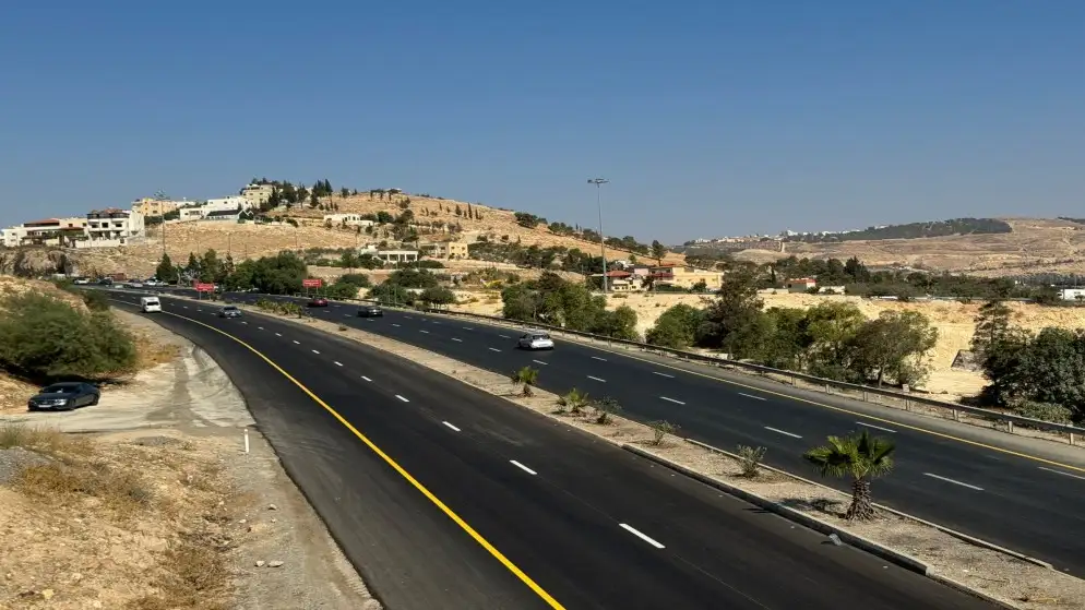 انتهاء مشروع صيانة على طريق جرش