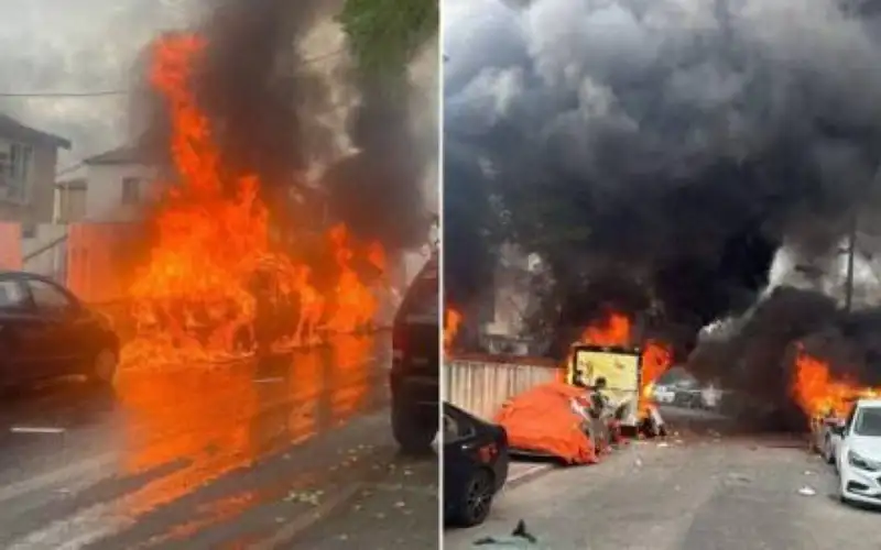 إصابات برشقة صاروخية أطلقها حزب الله