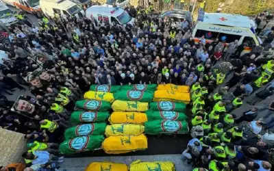 استشهاد وإصابة 28 شخصا بغارة إسرائيلية