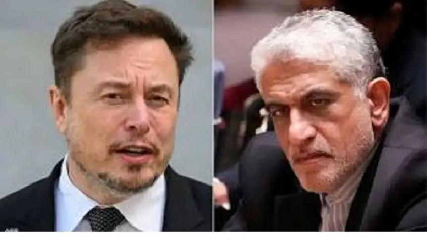 ماسك يلتقي سفير إيران لدى الأمم