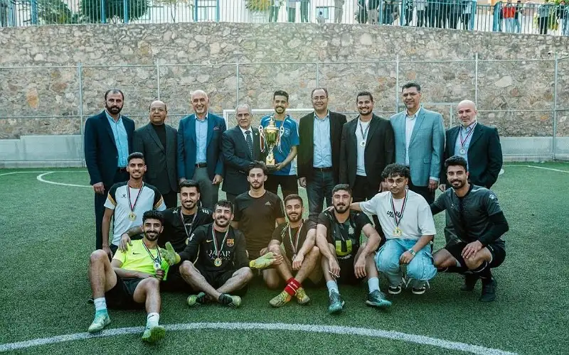 اختتام بطولة الكليات المفتوحة لخماسي كرة