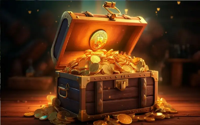 من يجلس على مغارة الكنز وبيده