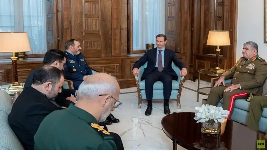 الأسد يلتقي وزير الدفاع الإيراني في