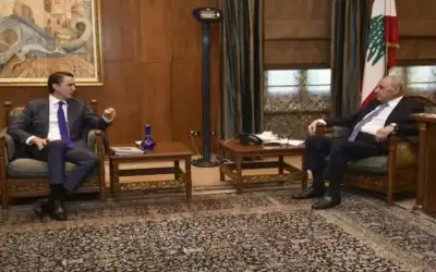 المبعوث الأميركي يغادر بيروت إلى إسرائيل