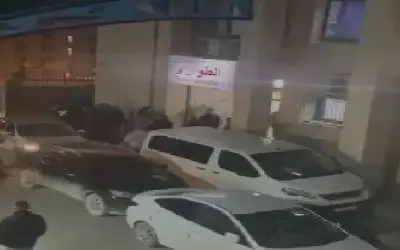 إصابات جراء سقوط صاروخ على مخيم