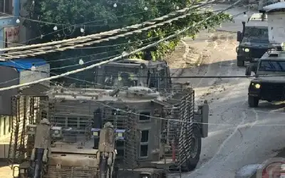 استمرار اقتحام قوات الاحتلال لمدينة طوباس