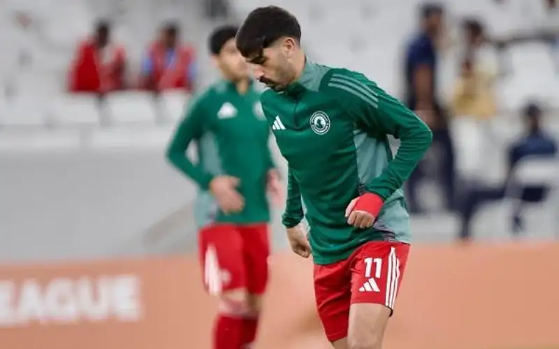 النعيمات يخرج مصابا من مباراة العربي