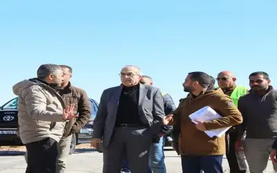 وزير الأشغال يتفقد مشاريع قيد العمل