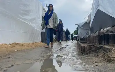 غزة.. الشتاء ضيف ثقيل على النازحين