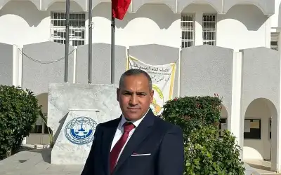 مباركة درجة الدكتوراة للزميل جمال البواريد