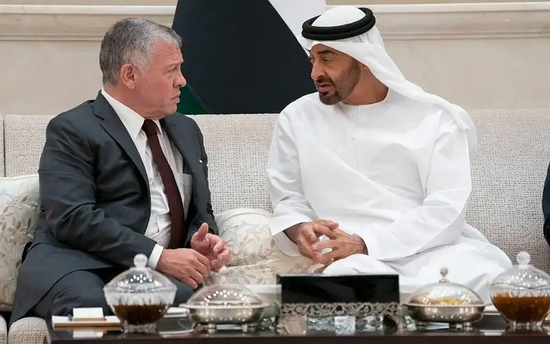 محمد بن زايد يشكر الملك عبدالله