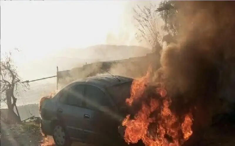 المستوطنون يحرقون منازل في حوارة وبيت