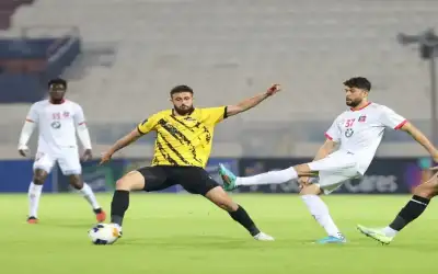 الحسين إربد يتعادل مع الكويت الكويتي