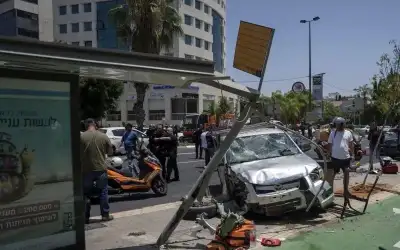 اصابة 4 اسرائيليين بعملية دهس شمالي