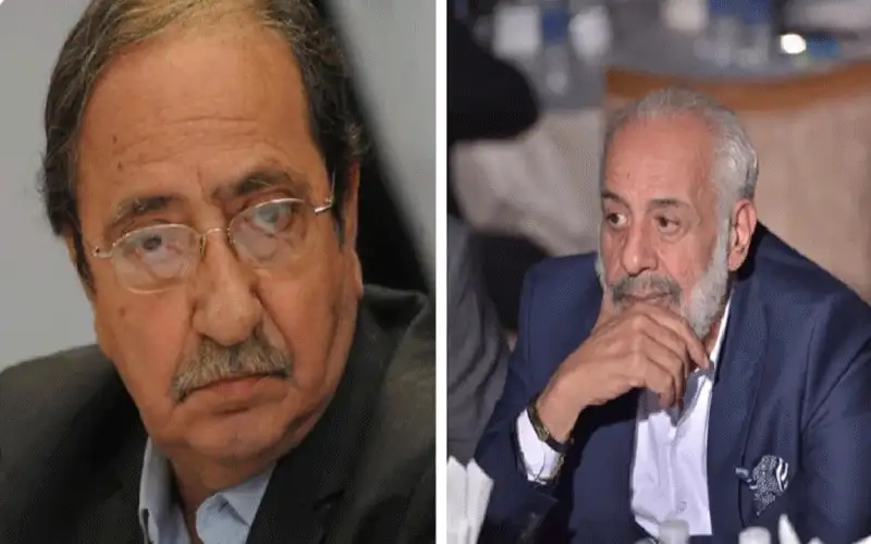 الفنانان دريد لحام وأيمن زيدان يتزلفان