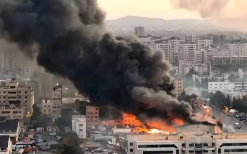 إسرائيل تقصف مركز البحوث العلمية بدمشق