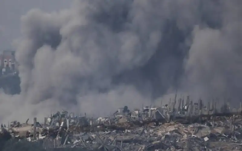 شاحنة متفجرات أدخلها الجيش الاسرائيلي لجباليا