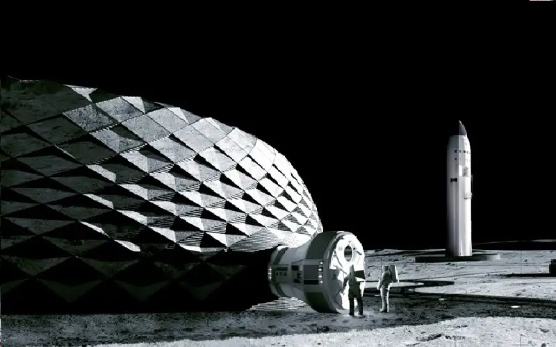 روبوتات تبني منازل فضائية ثلاثية الأبعاد