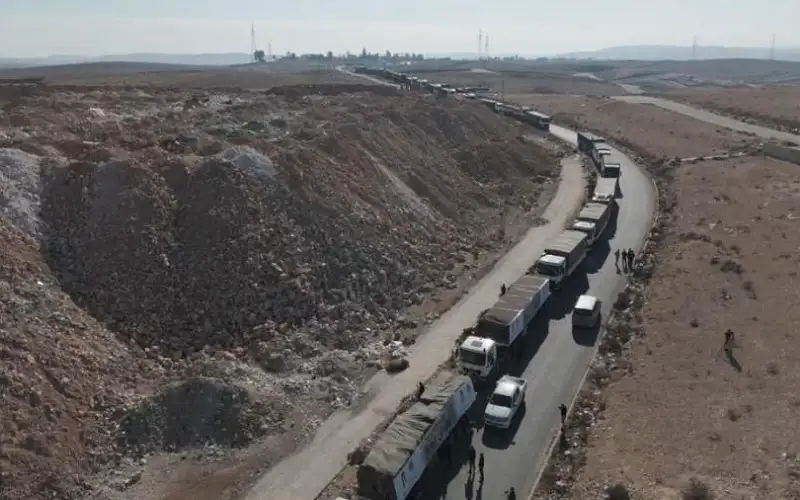 الأردن يسير قافلة مساعدات إنسانية جديدة