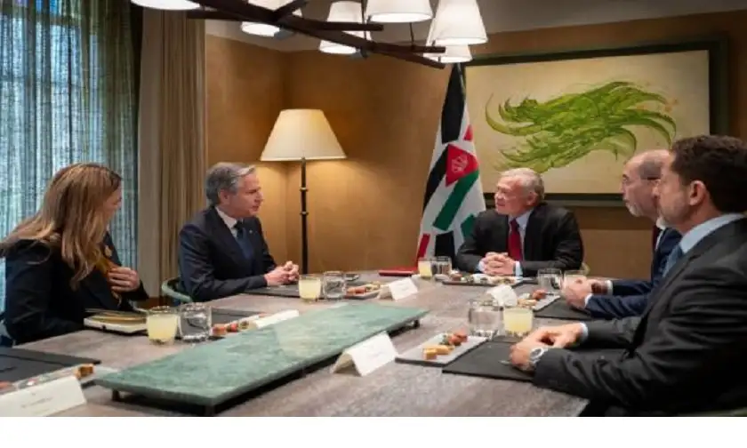 الملك لـ بلينكن: الخطوة الأولى لتحقيق