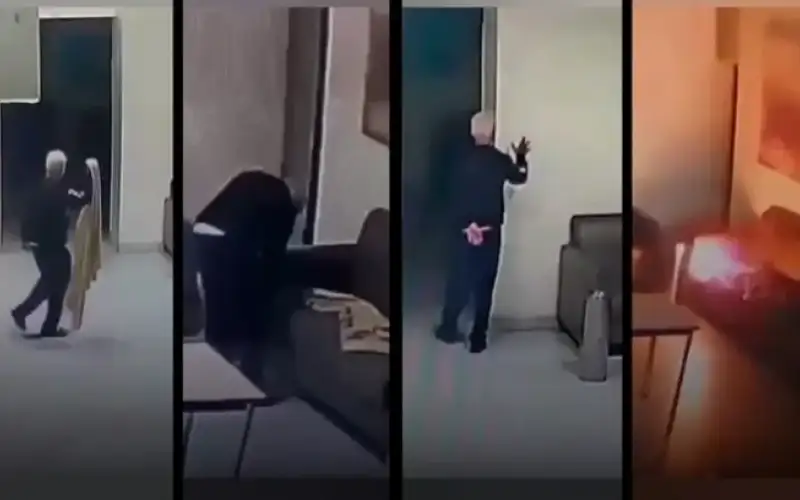 توقيف المسن الذي أحرق دار الأسرة