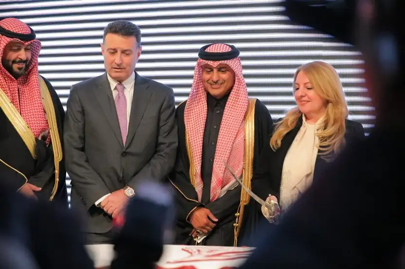 السفير آل ثاني بحفل استقبال اليوم