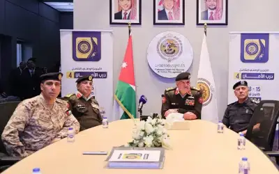اللواء الحنيطي واللواء المعايطة يتابعان فعاليات