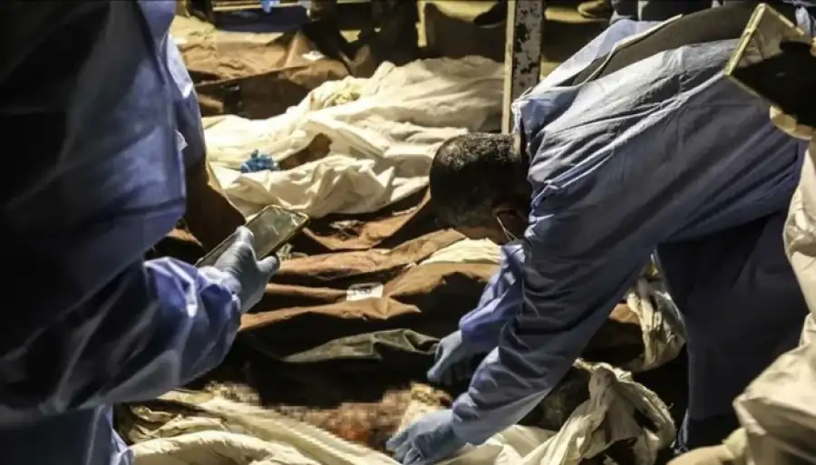 العثور على بقايا جثث في مستودع