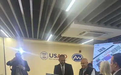 المياه والوكالة الامريكية تدشنان المبنى الجديد