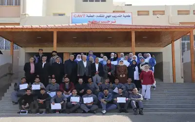 كلية التدريب المهني تحتفل بتخريج المشاركين