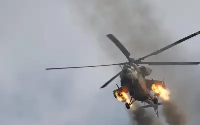 4 قتلى بتحطم طائرة مروحية في
