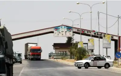 1234 شاحنة محملة عبرت حدود جابر
