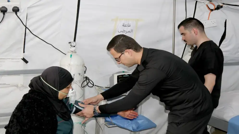 المستشفى الميداني الأردني نابلس5 يباشر تقديم