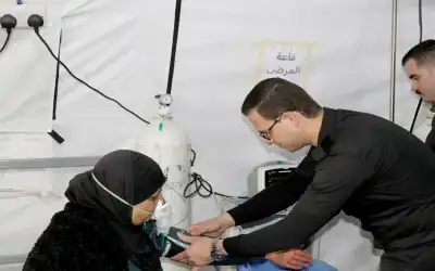 المستشفى الميداني الأردني نابلس5 يباشر تقديم