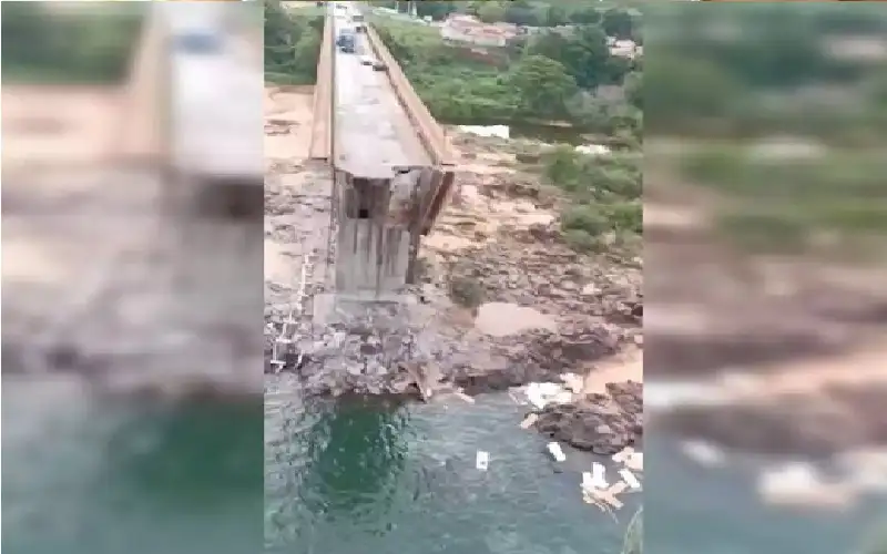 انهيار جسر في البرازيل وتسرب حمض