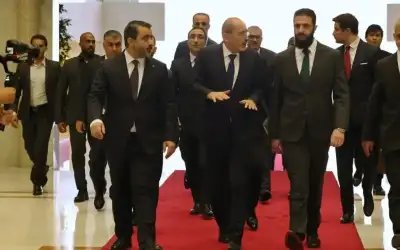 وزير الخارجية يطلع نظراءه على محادثاته