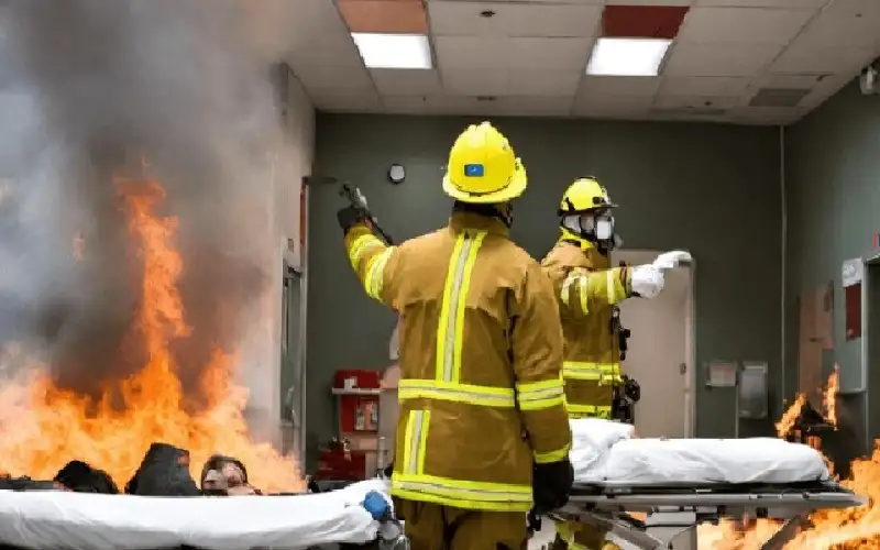 ماتت أمه فأحرق المستشفى