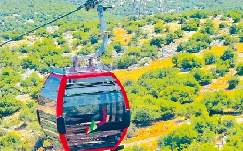 توقف تلفريك عجلون عن استقبال الزوار