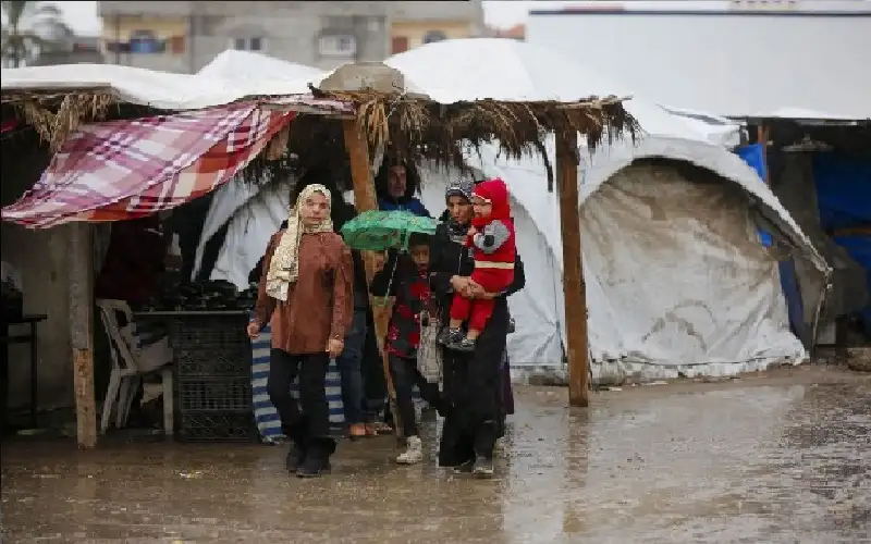 استشهاد رضيعة داخل خيام المواصي نتيجة