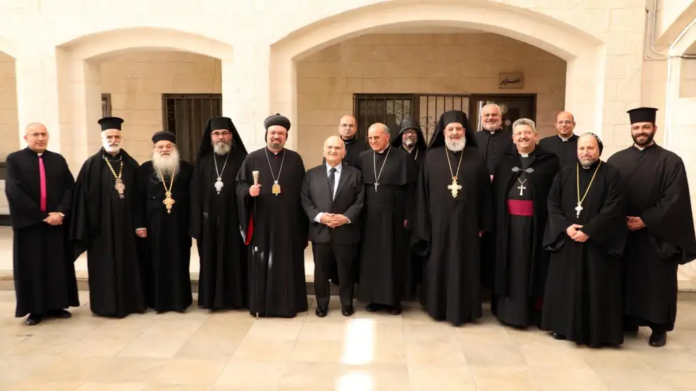 الأمير الحسن يلتقي رؤساء وممثلي الكنائس