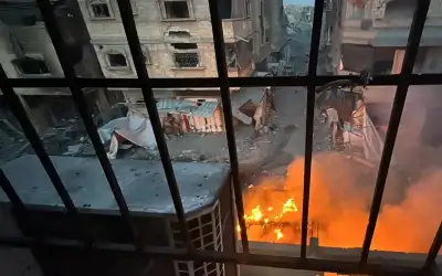 آخر مرفق صحي رئيسي شمالي غزة
